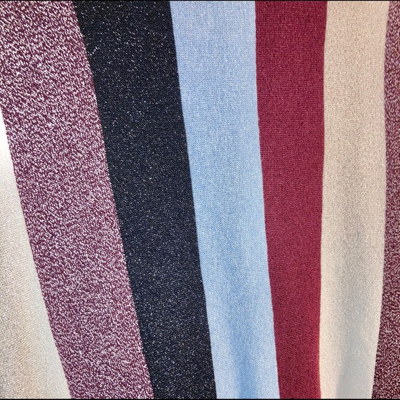 INC Metallic Striped Long Sleeve XL - Picture 3 of 4